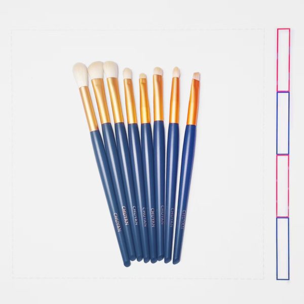 Chuyan Star River 8pcs Makeup Brush Set (初颜星河8支化妆刷套装)